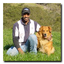 Steve with Hamish, January 2004.